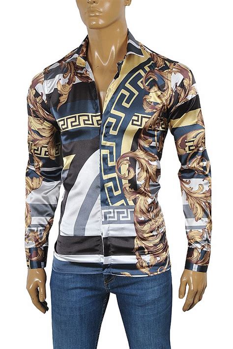 versace t shirts male|Versace long sleeve shirt men.